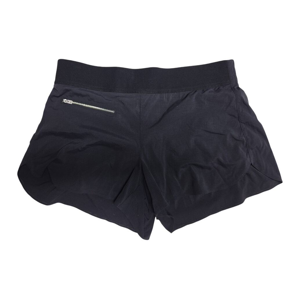 Athleta Black Athletic Performance Shorts Women Size 6 RN 54023